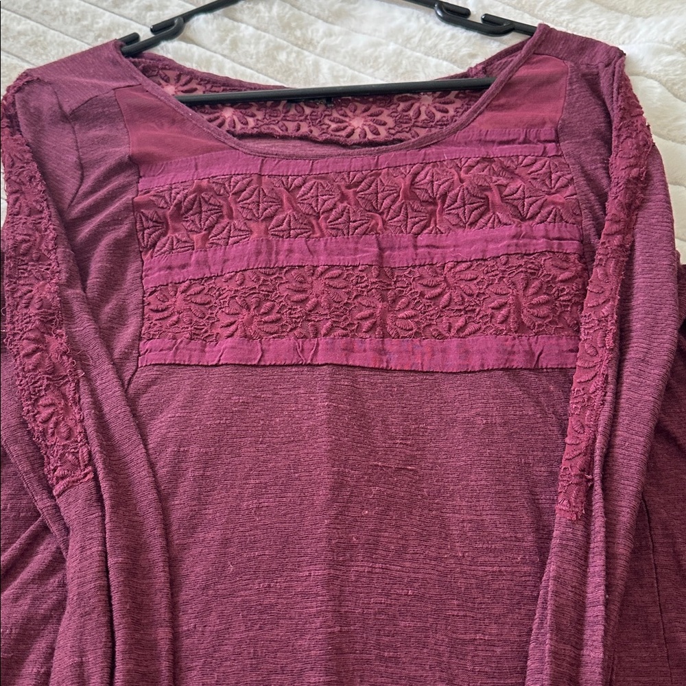 Free People New Romantics Gigi Lace Top - Picture 2 of 7